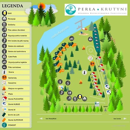 Osrodek Wypoczynkowo-Turystyczny Perla Krutyni Hotel Nowy Most Eksteriør billede